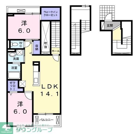 ガーデンヒルズの物件間取画像